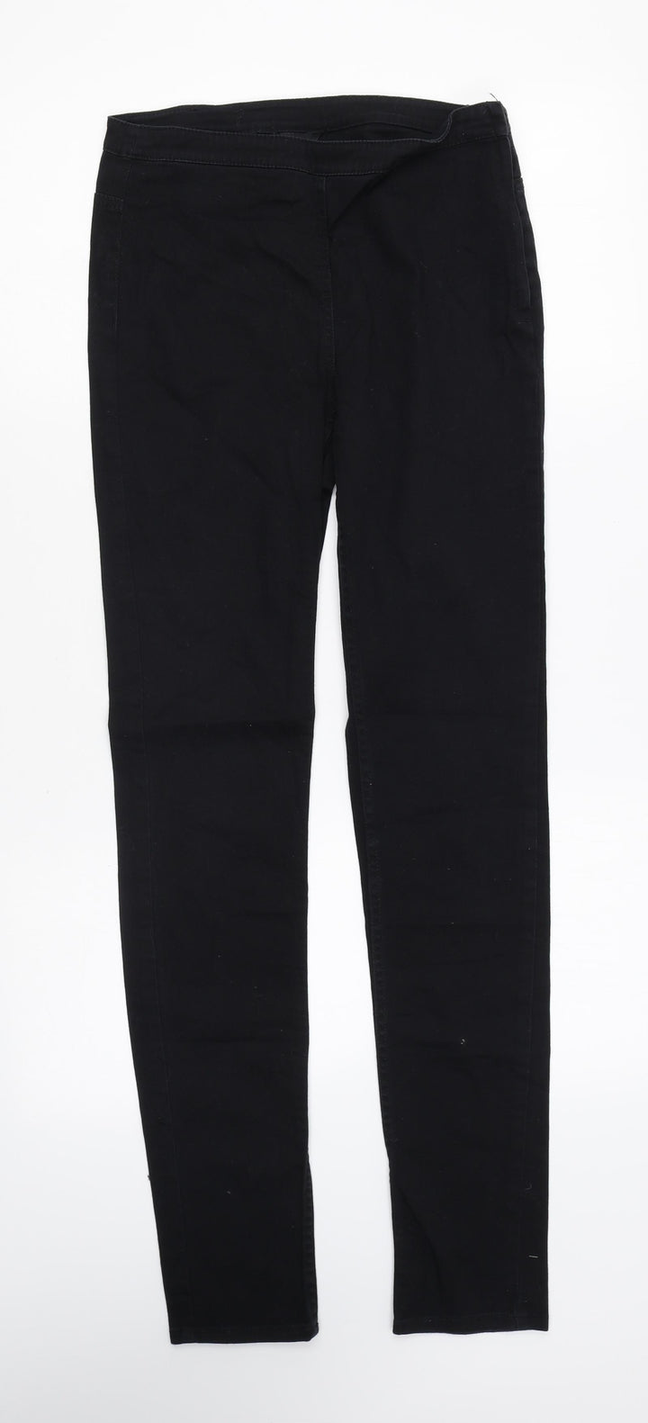 H&M Womens Black Cotton Skinny Jeans Size 6 L29 in Regular Zip