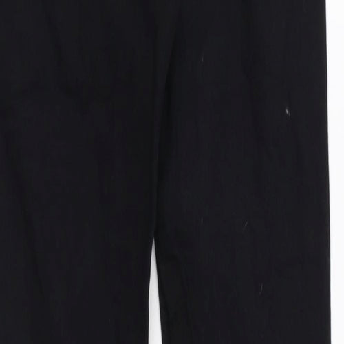 H&M Womens Black Cotton Skinny Jeans Size 6 L29 in Regular Zip