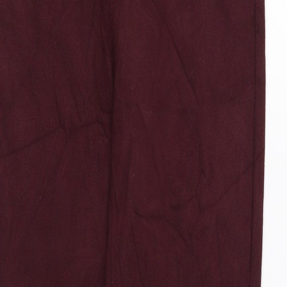 Marks and Spencer Womens Purple Cotton Jegging Leggings Size 8 L27 in