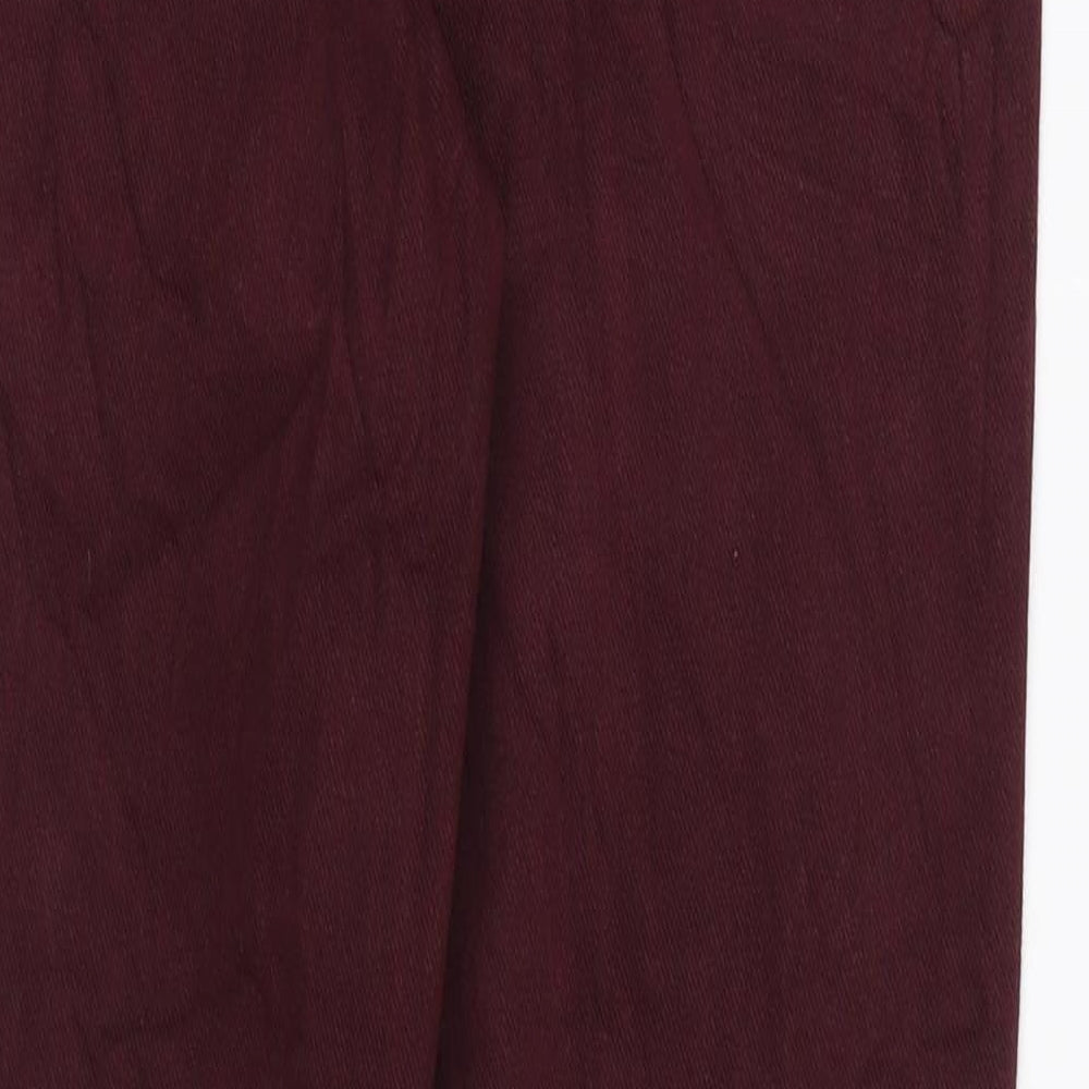 Marks and Spencer Womens Purple Cotton Jegging Leggings Size 8 L27 in