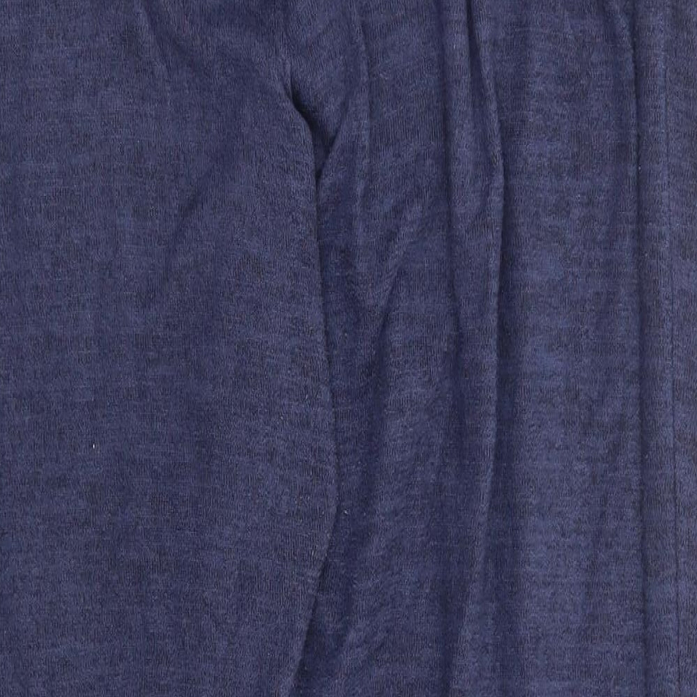 F&F Womens Blue Polyester Jogger Trousers Size 16 L29 in Regular Drawstring - Lounge Pant