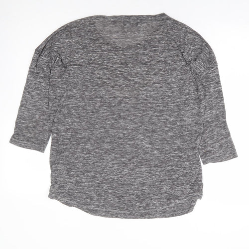 NEXT Womens Grey Polyester Basic Blouse Size 14 Round Neck - Be True to Who You Are