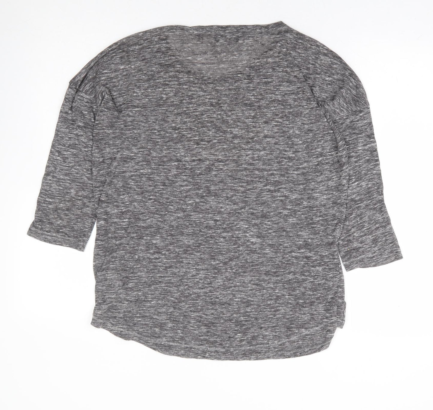 NEXT Womens Grey Polyester Basic Blouse Size 14 Round Neck - Be True to Who You Are