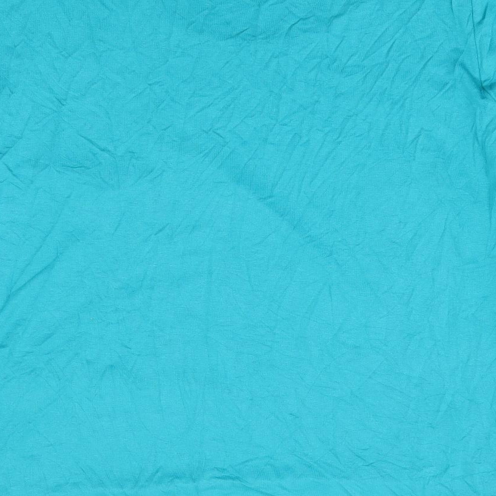 Bonmarche' Womens Multicoloured Geometric Polyester Basic Blouse Size 24 Scoop Neck - 2 in 1 Top