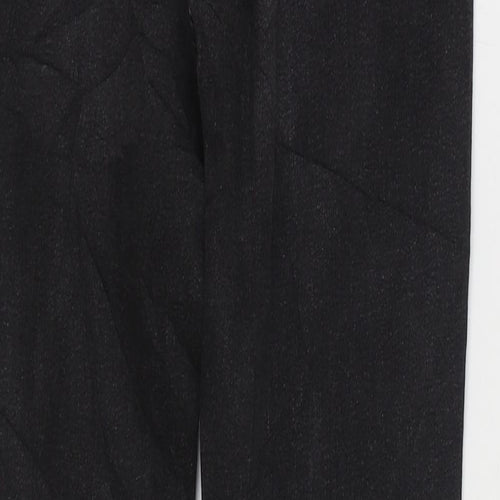 Marks and Spencer Womens Black Cotton Skinny Jeans Size 6 L25 in Regular Zip