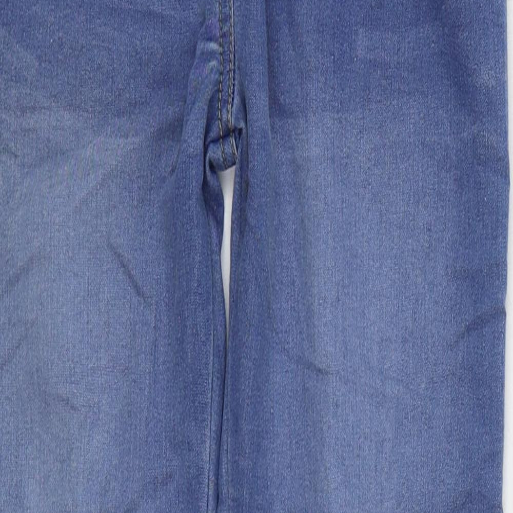Nutmeg Girls Blue Cotton Jegging Jeans Size 8-9 Years Regular Pullover