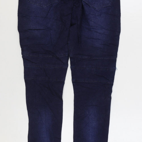 Other Mens Blue Cotton Skinny Jeans Size 30 in L33 in Regular Zip