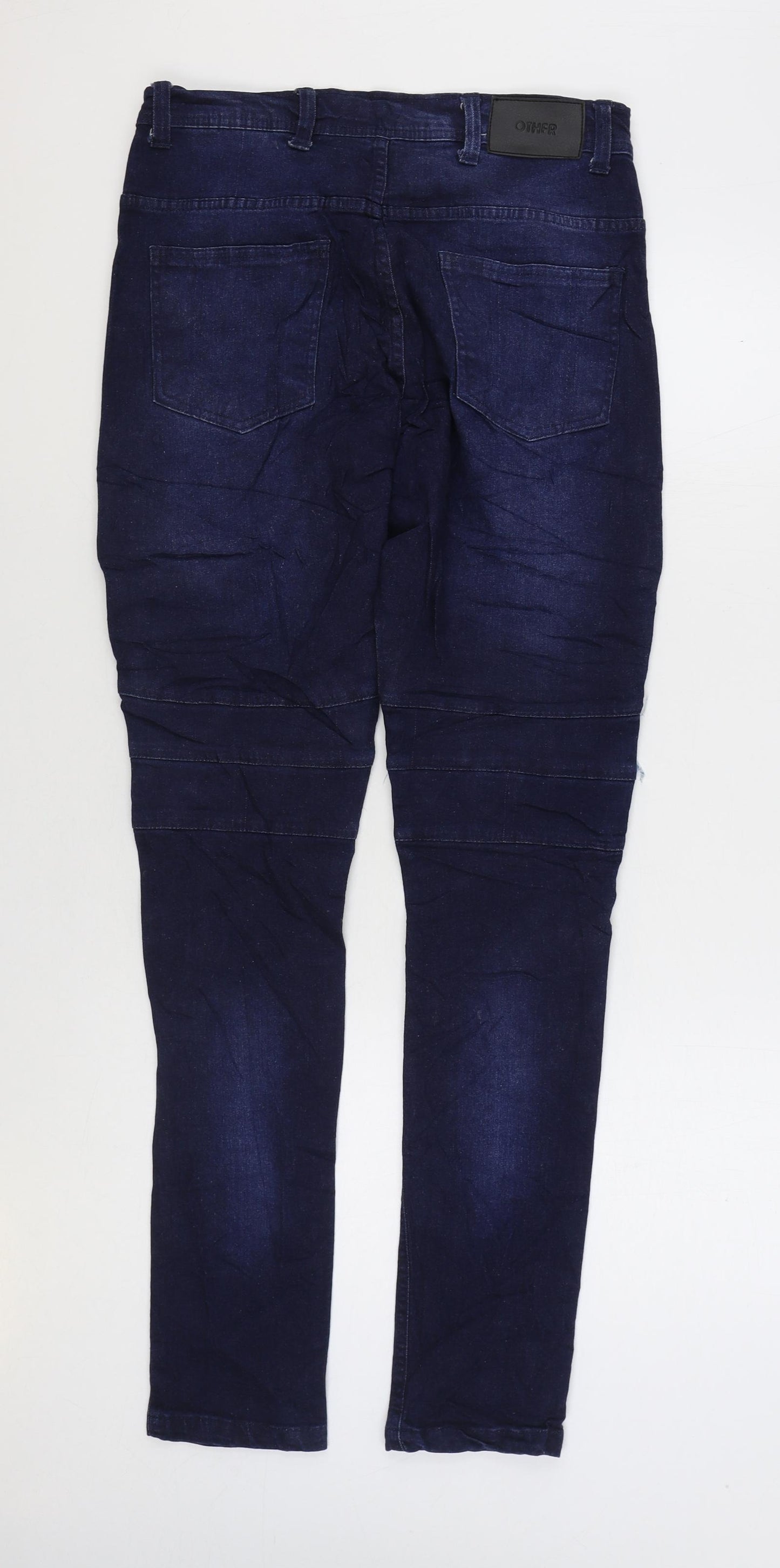 Other Mens Blue Cotton Skinny Jeans Size 30 in L33 in Regular Zip