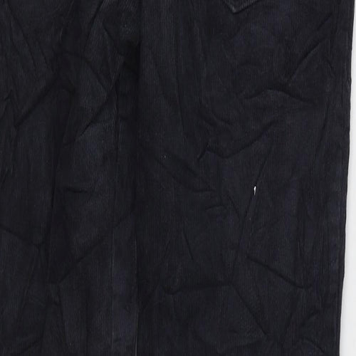 TU Womens Grey Cotton Trousers Size 30 in L32 in Regular Zip