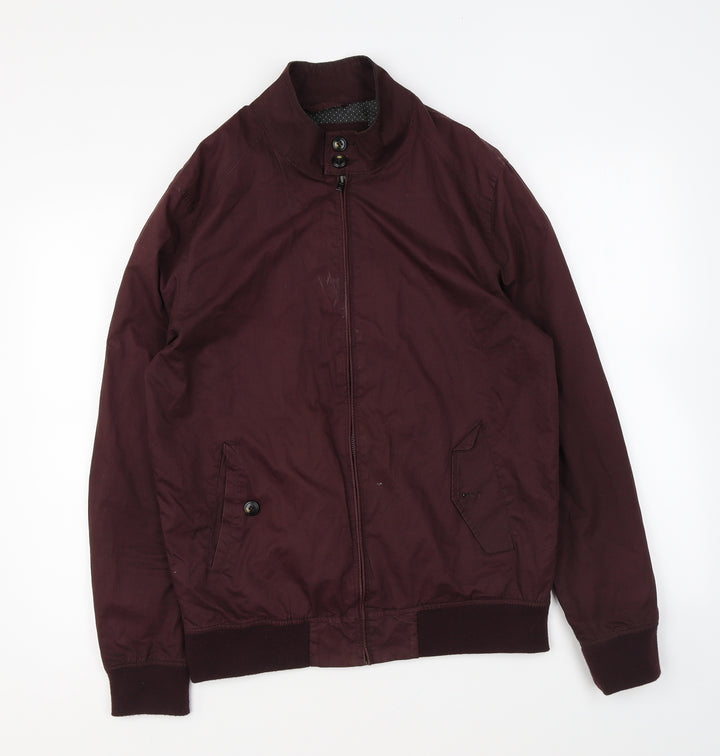 Burton Mens Purple Jacket Size M Zip