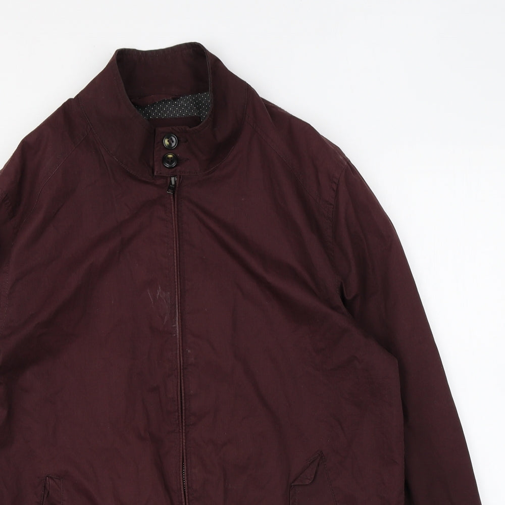 Burton Mens Purple Jacket Size M Zip
