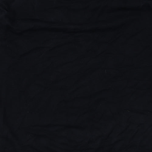 TU Mens Black Round Neck Cotton Pullover Jumper Size XL