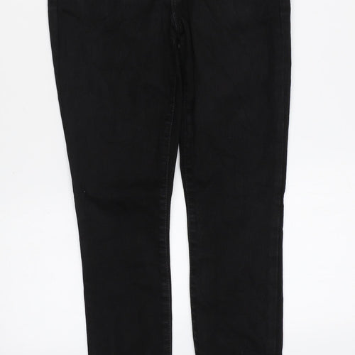 Gap Womens Black Cotton Skinny Jeans Size 26 in L28 in Regular Zip