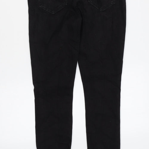 Gap Womens Black Cotton Skinny Jeans Size 26 in L28 in Regular Zip