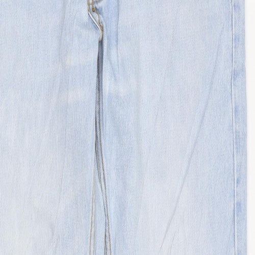 Bellfield Womens Blue Cotton Skinny Jeans Size 30 in L31 in Regular Zip