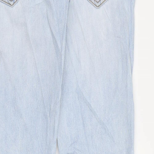 Bellfield Womens Blue Cotton Skinny Jeans Size 30 in L31 in Regular Zip