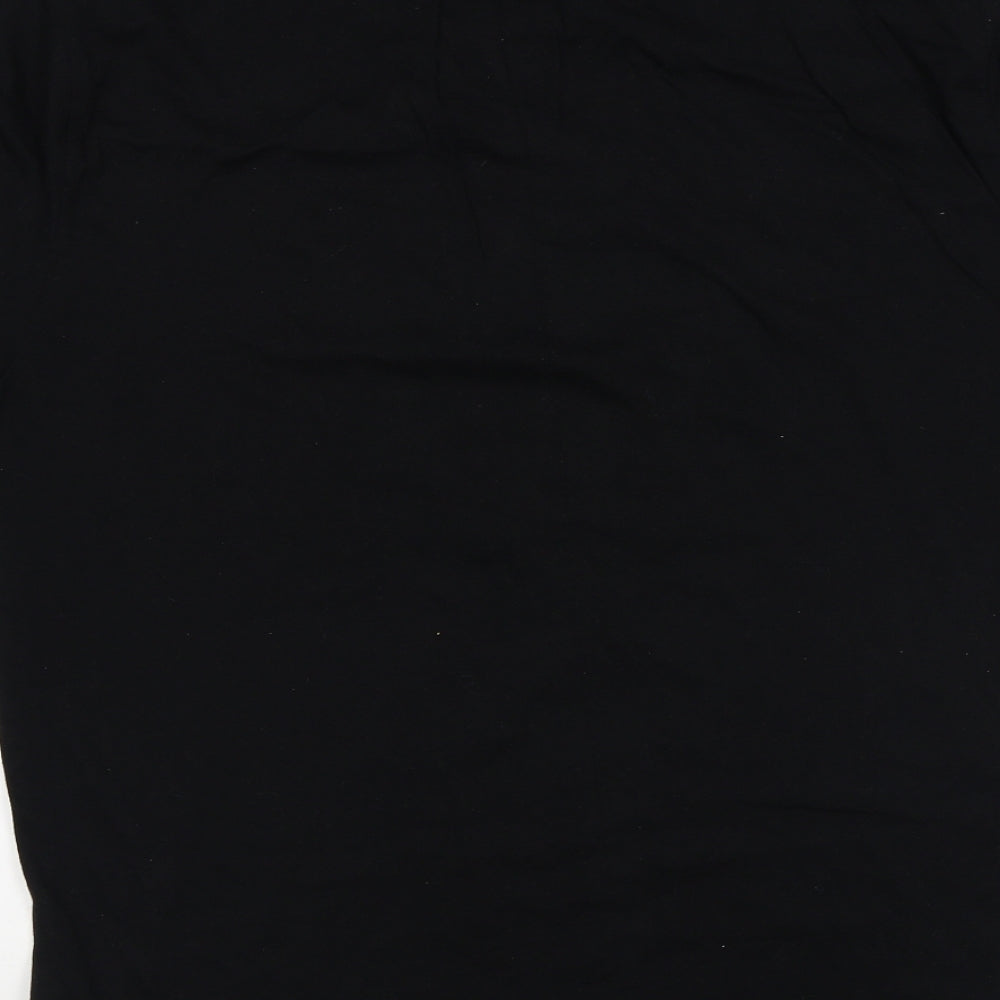 Preworn Mens Black Cotton T-Shirt Size XL Round Neck - Fast & Furious