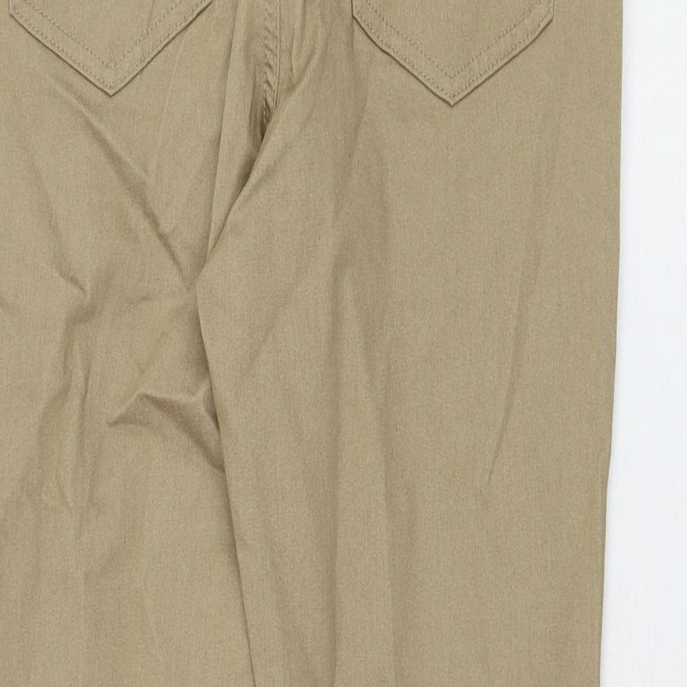 Marks and Spencer Womens Brown Cotton Jegging Jeans Size 12 L28 in Regular