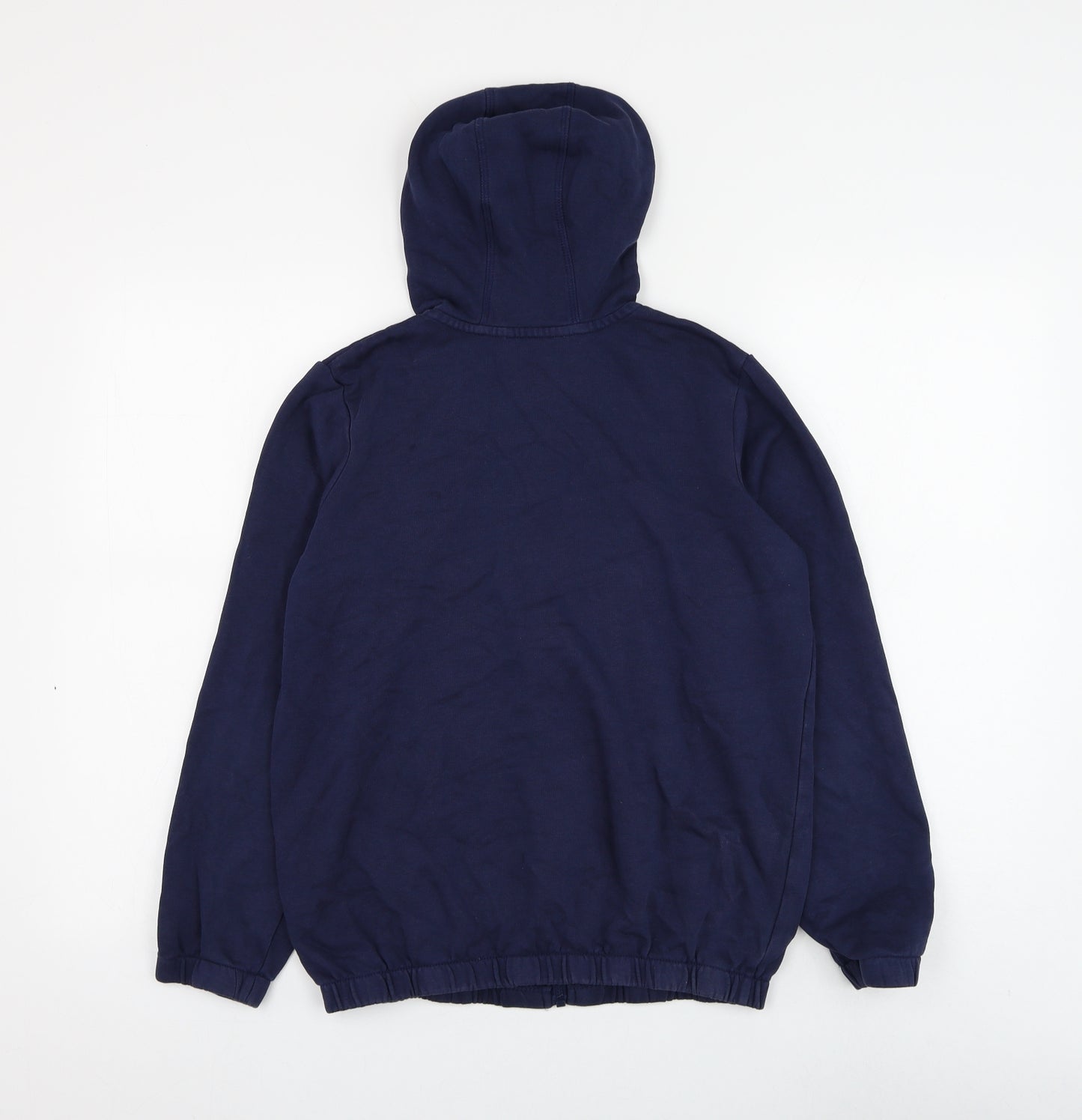 George Boys Blue Cotton Full Zip Hoodie Size 13-14 Years Zip
