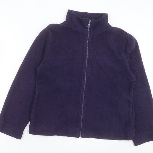 Active Womens Purple Jacket Size 10 Zip