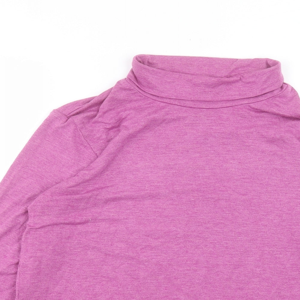 Crane Womens Purple Cotton Pullover Sweatshirt Size 16 Pullover