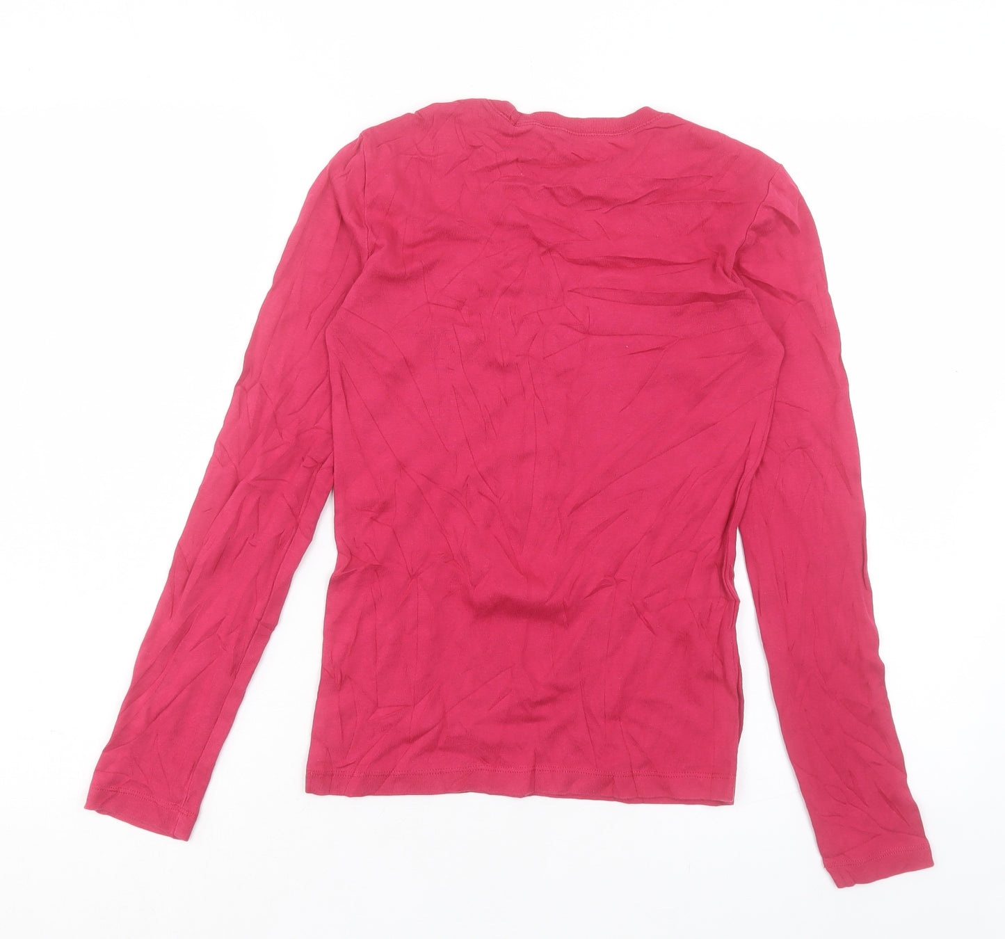 Gap Womens Pink Cotton Basic T-Shirt Size S Crew Neck