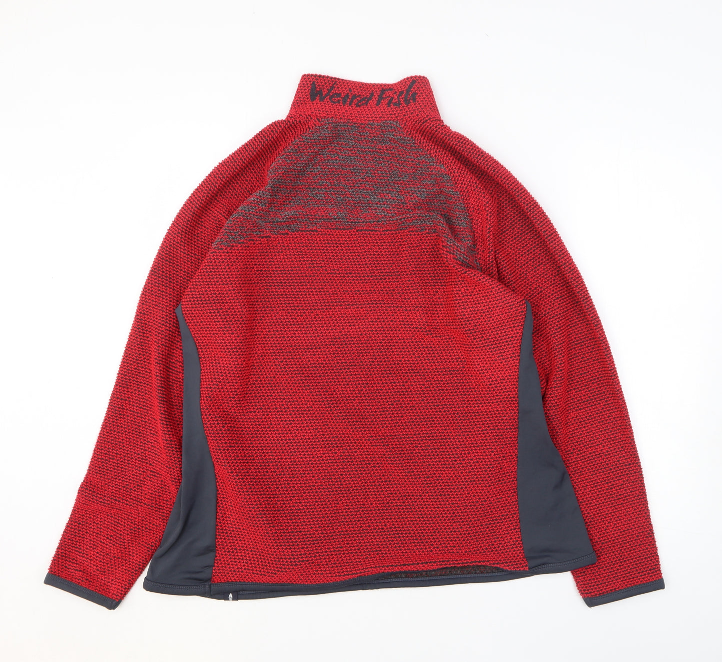 Weird Fish Womens Red High Neck Polyester Pullover Jumper Size 18