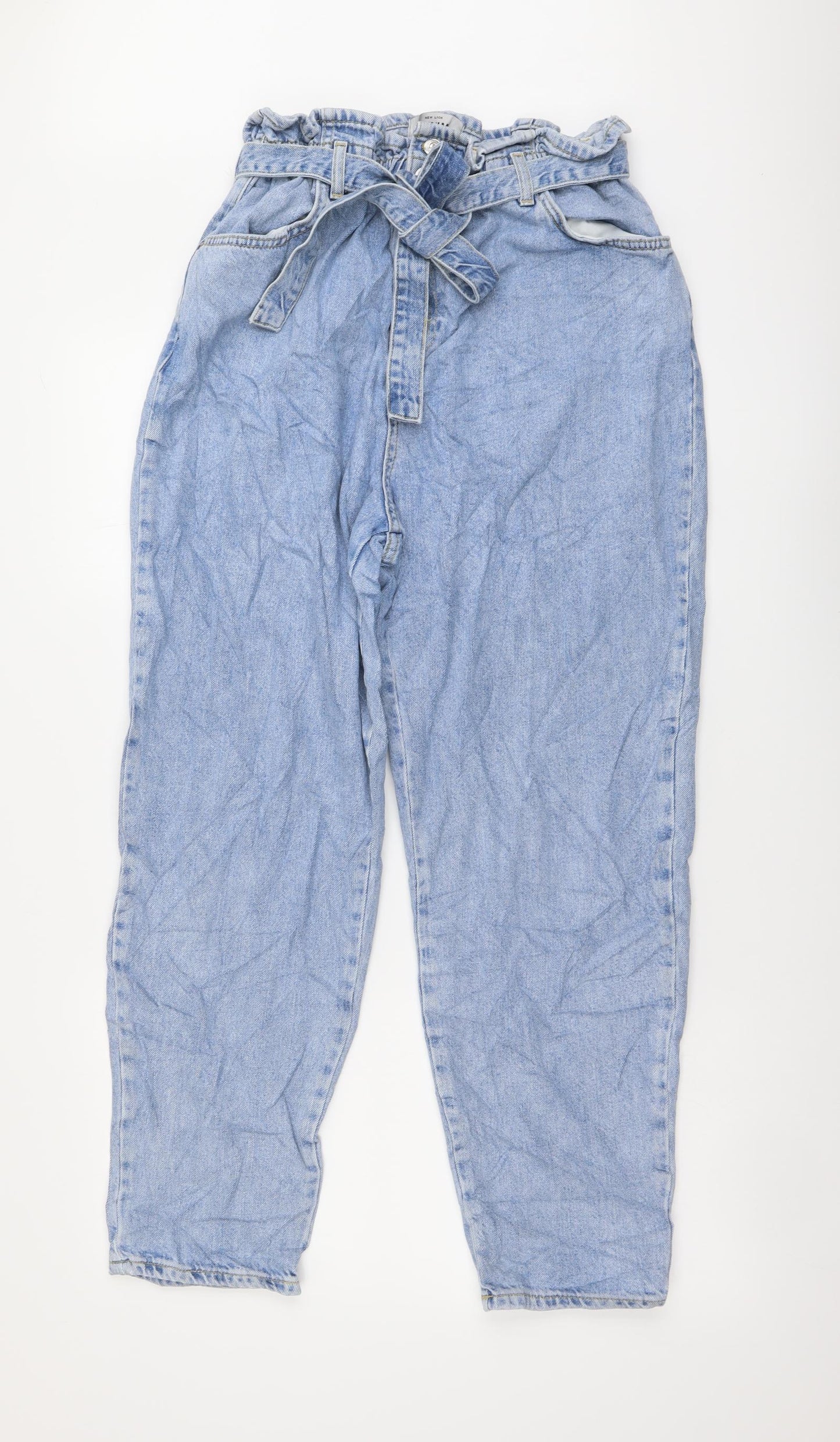 New Look Womens Blue Cotton Jegging Jeans Size 16 L27 in Regular Button