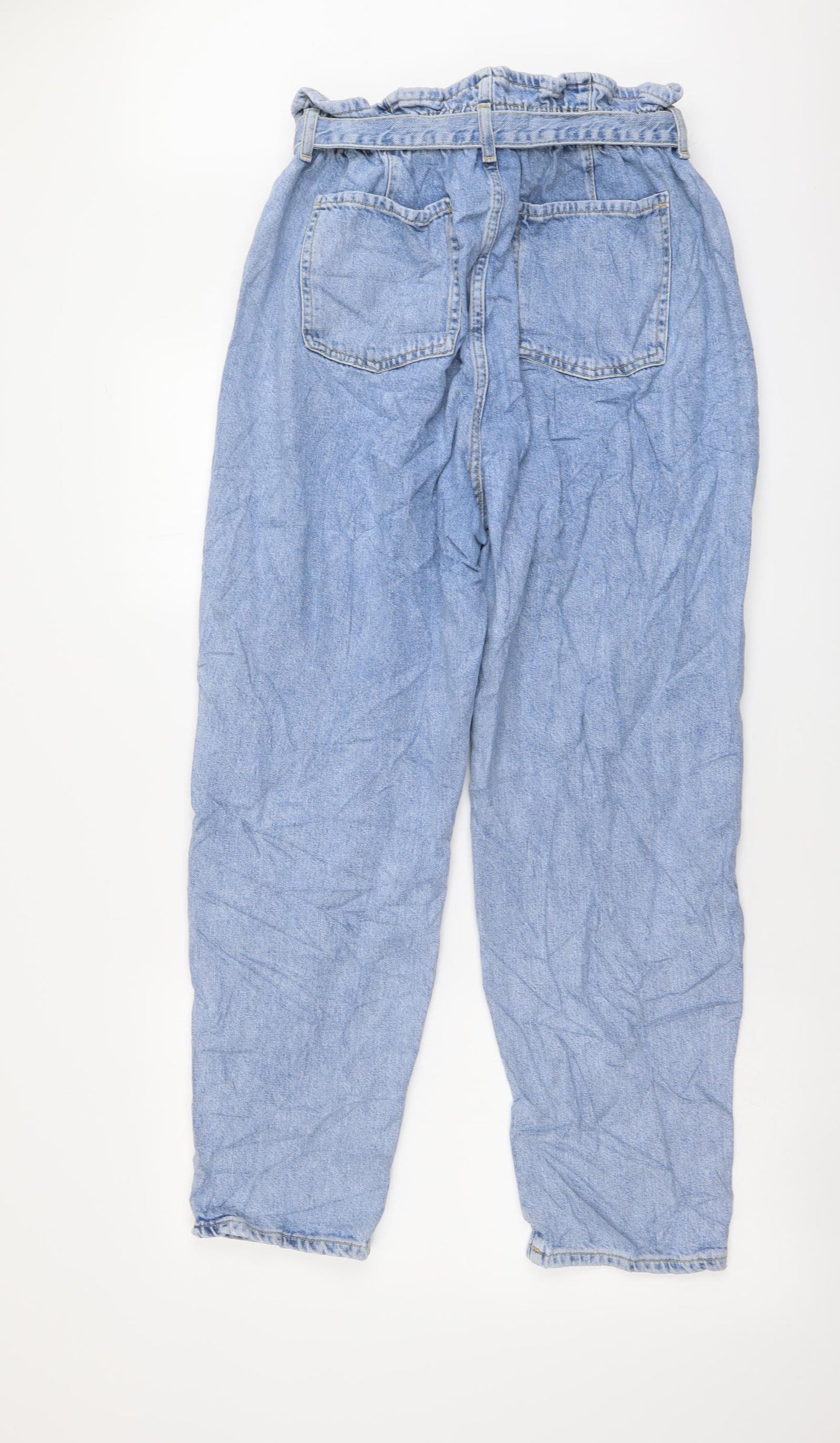 New Look Womens Blue Cotton Jegging Jeans Size 16 L27 in Regular Button