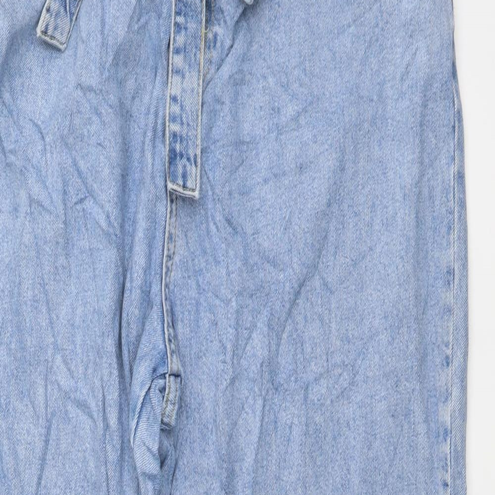 New Look Womens Blue Cotton Jegging Jeans Size 16 L27 in Regular Button