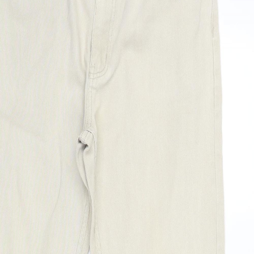 Blakes Mens Beige Cotton Straight Jeans Size 34 in L27 in Regular Zip