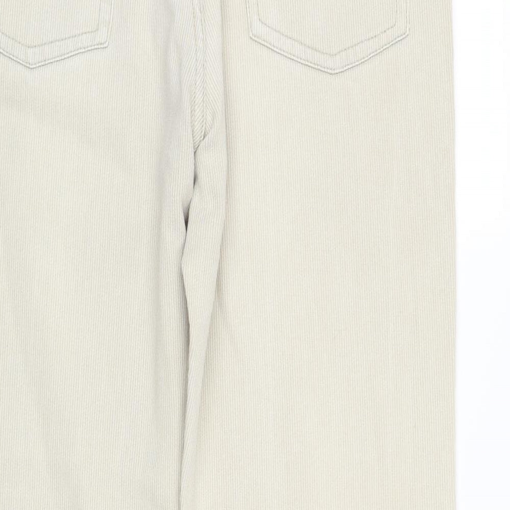 Blakes Mens Beige Cotton Straight Jeans Size 34 in L27 in Regular Zip