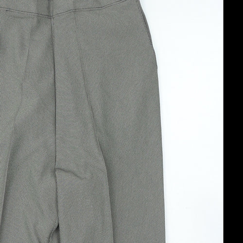 Saira Womens Black Polyester Capri Trousers Size 18 Regular