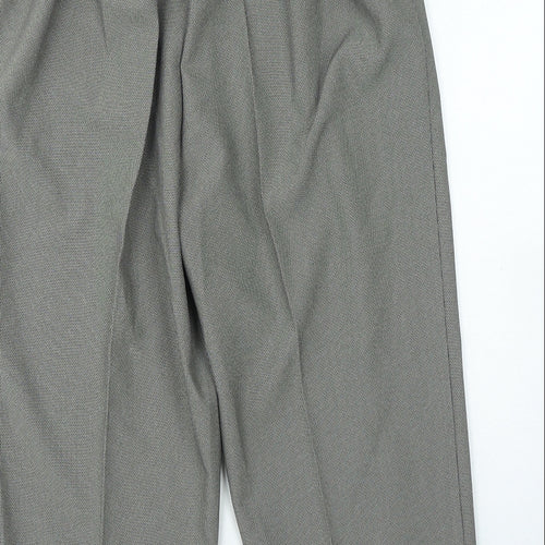 Saira Womens Black Polyester Capri Trousers Size 18 Regular