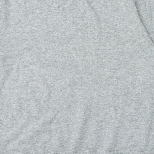 Topman Mens Grey Crew Neck Cotton Pullover Jumper Size M