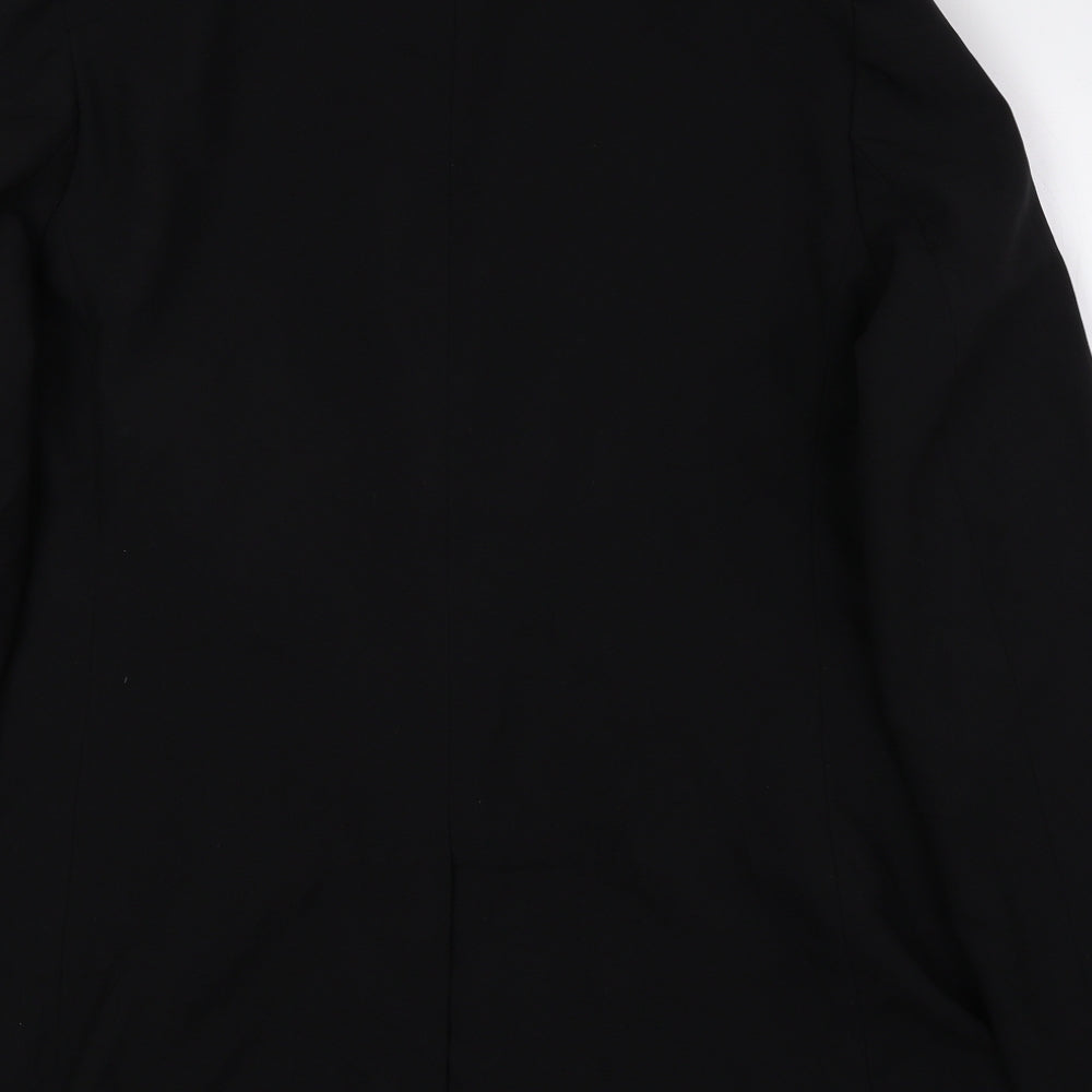 Papaya Womens Black Jacket Blazer Size 20 Button