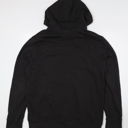 Calvin Klein Mens Black Cotton Pullover Hoodie Size L