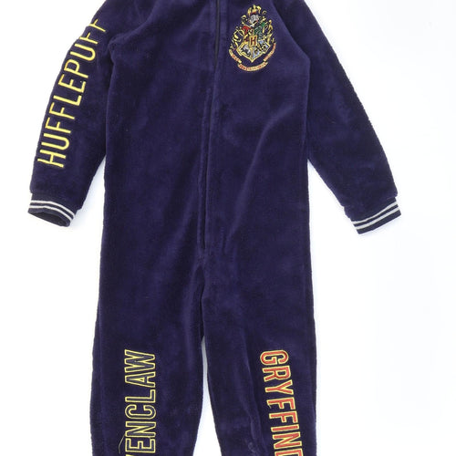 George Boys Blue Solid Polyester One Piece Size 4-5 Years Zip - Harry Potter.
