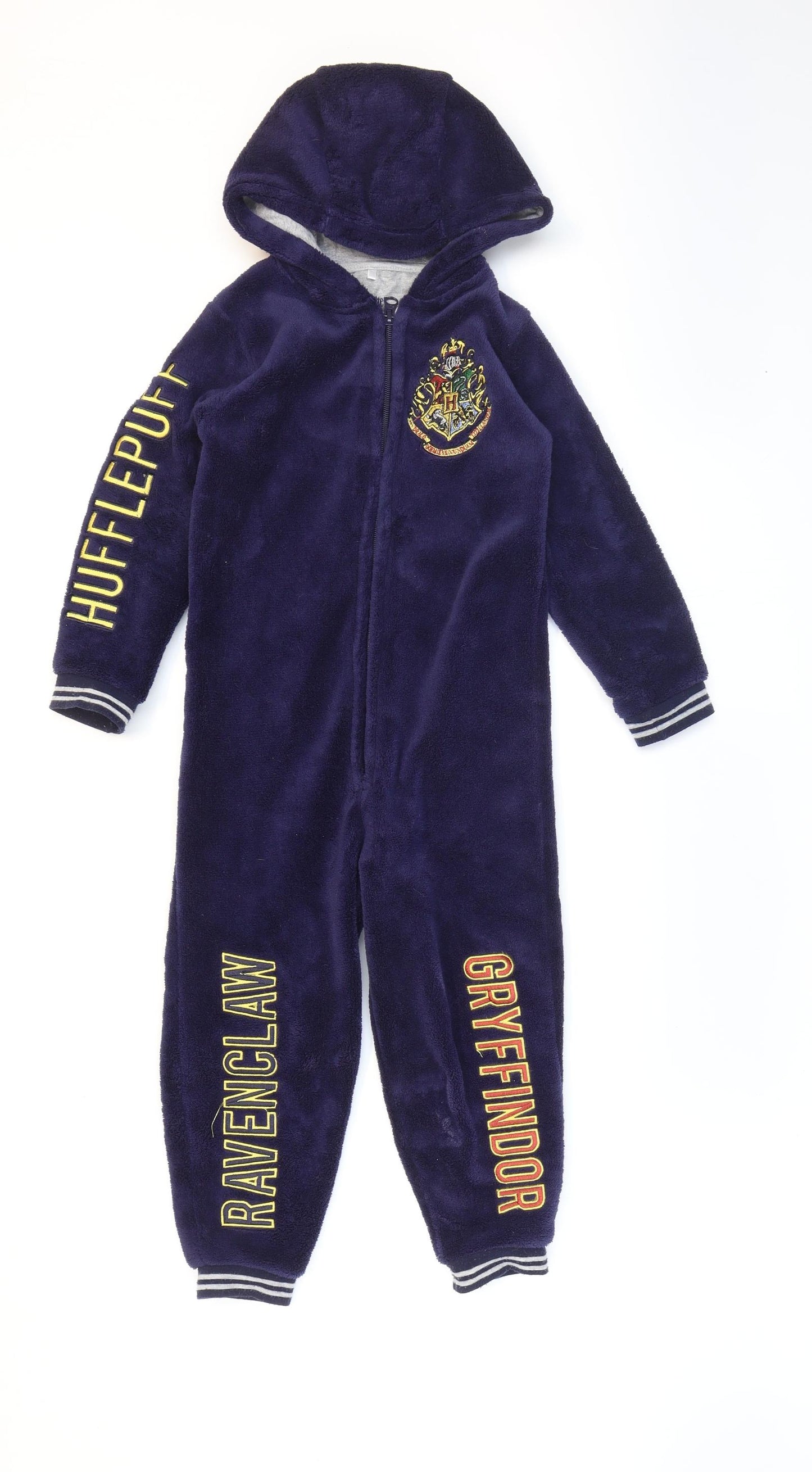 George Boys Blue Solid Polyester One Piece Size 4-5 Years Zip - Harry Potter.