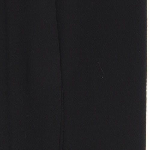 Boohoo Womens Black Polyester Carrot Leggings Size 8 L29 in