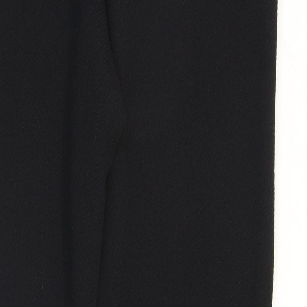 Boohoo Womens Black Polyester Carrot Leggings Size 8 L29 in