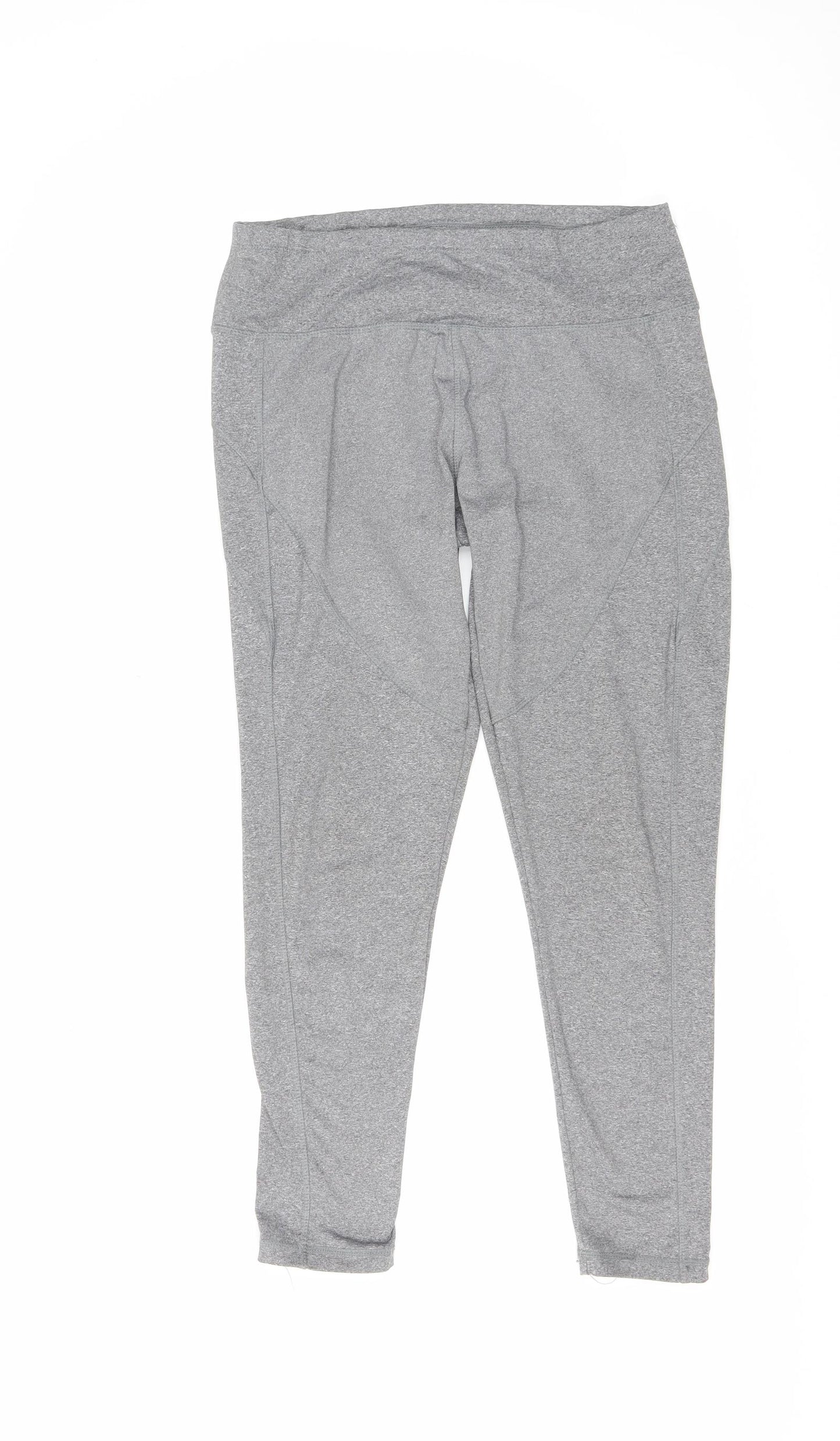 Primark Womens Grey Polyester Jogger Leggings Size 12 L27 in