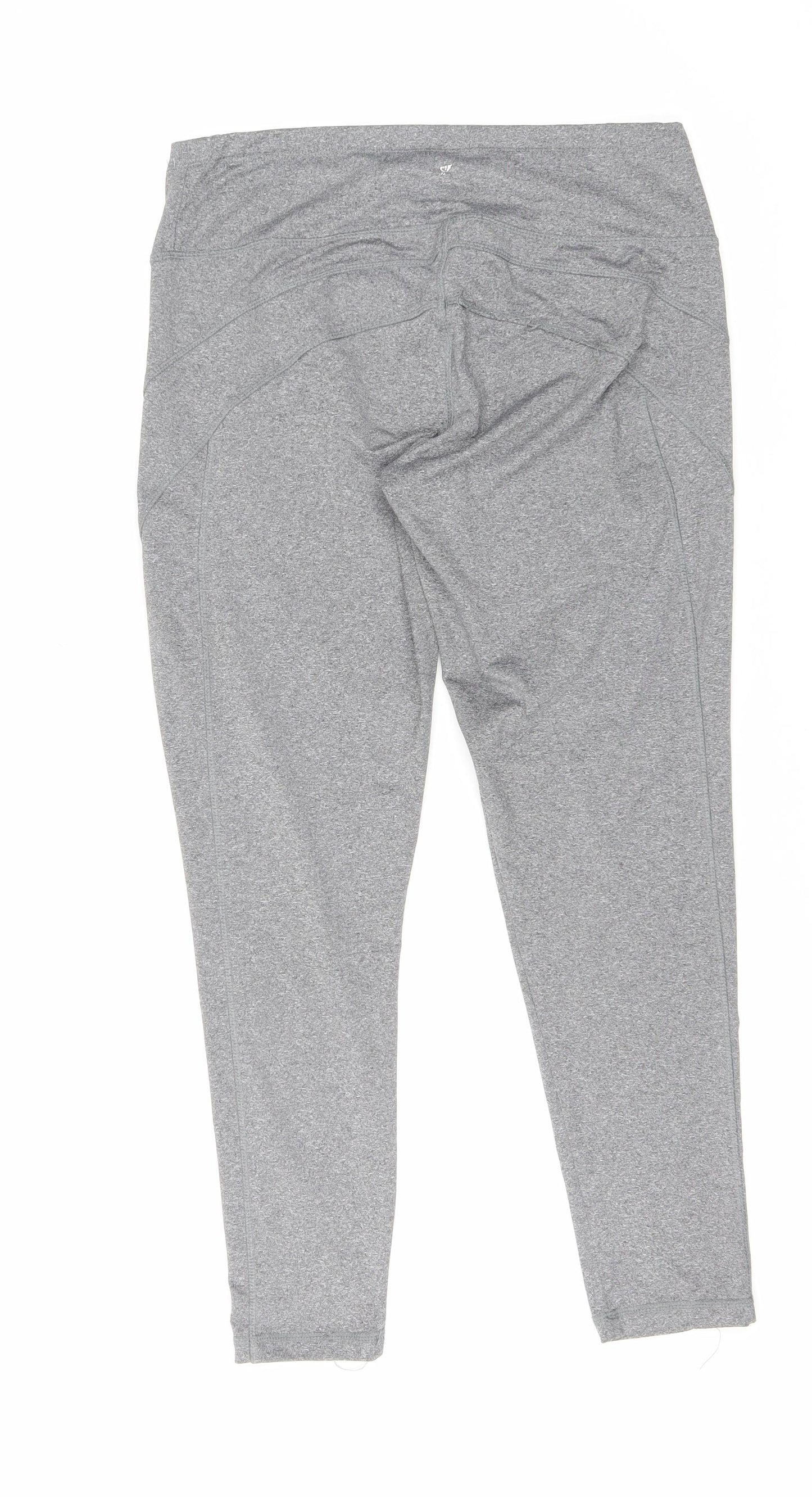 Primark Womens Grey Polyester Jogger Leggings Size 12 L27 in