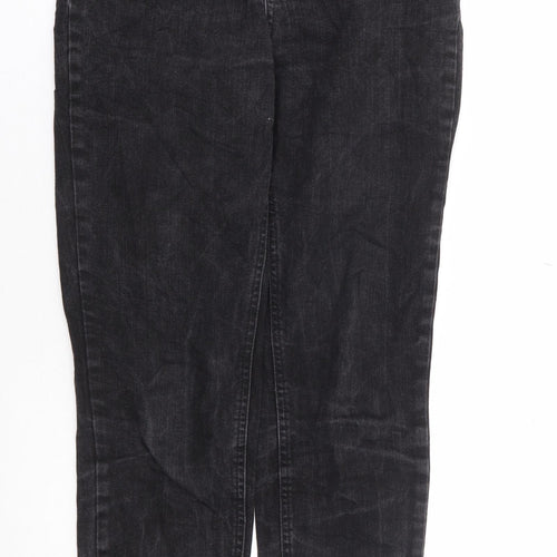 ASOS Mens Black Cotton Skinny Jeans Size 30 in L32 in Regular Zip