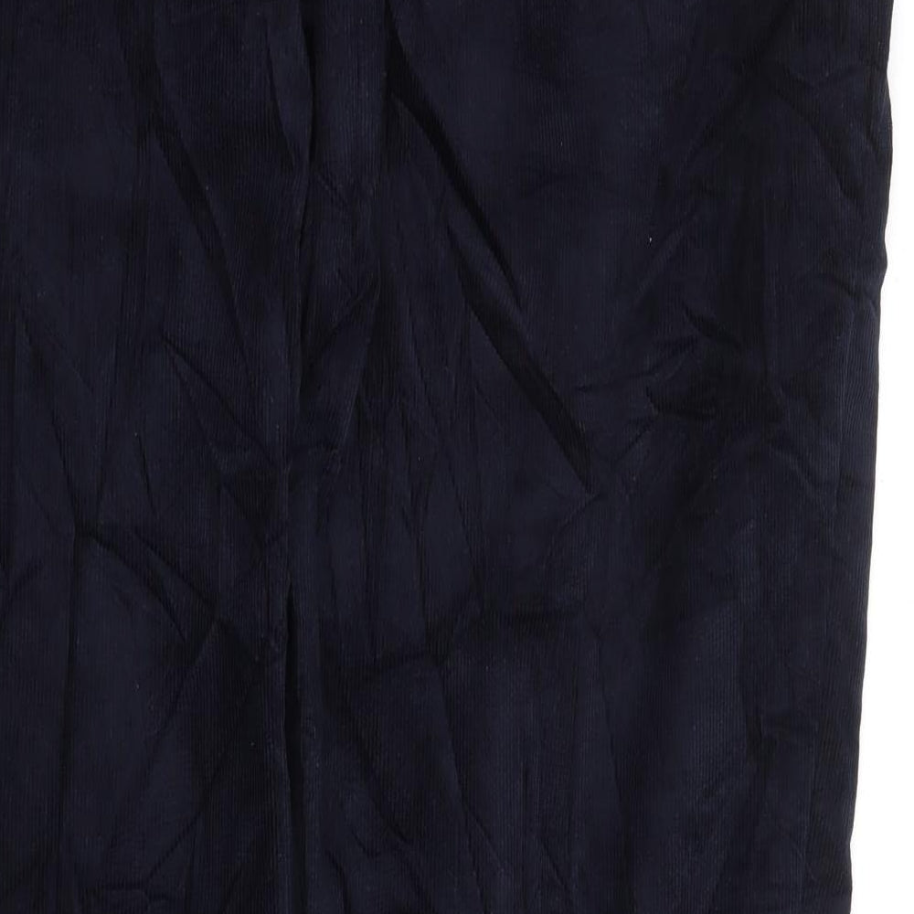 Marks and Spencer Mens Blue Cotton Straight Jeans Size 44 in L31 in Regular Zip