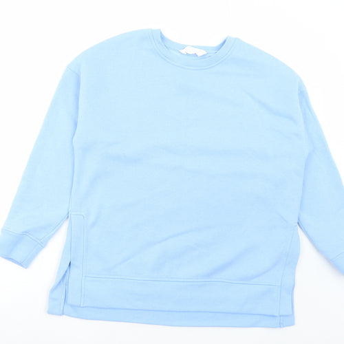 Primark Womens Blue Cotton Pullover Sweatshirt Size S Pullover