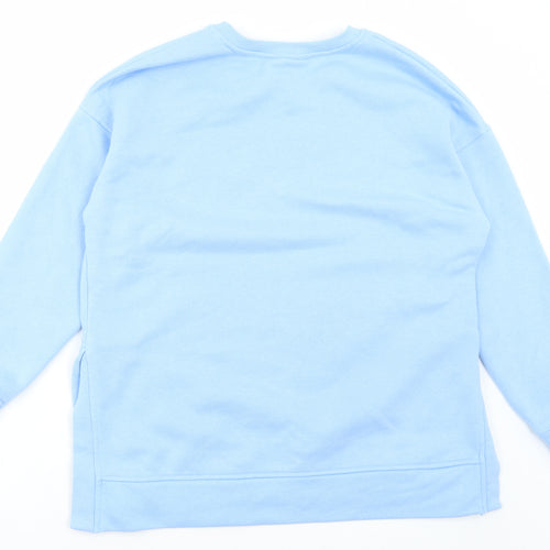 Primark Womens Blue Cotton Pullover Sweatshirt Size S Pullover