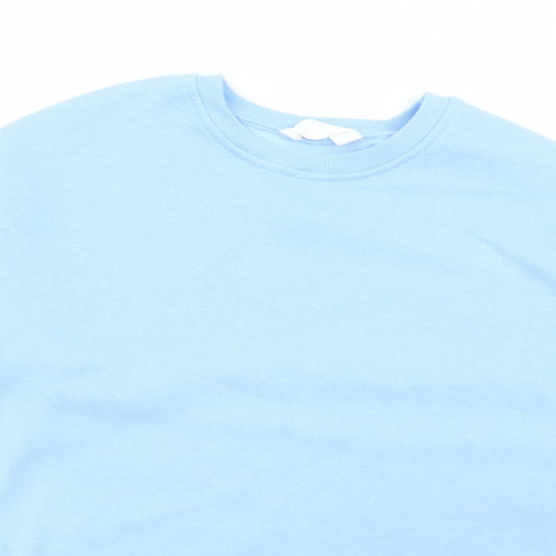 Primark Womens Blue Cotton Pullover Sweatshirt Size S Pullover