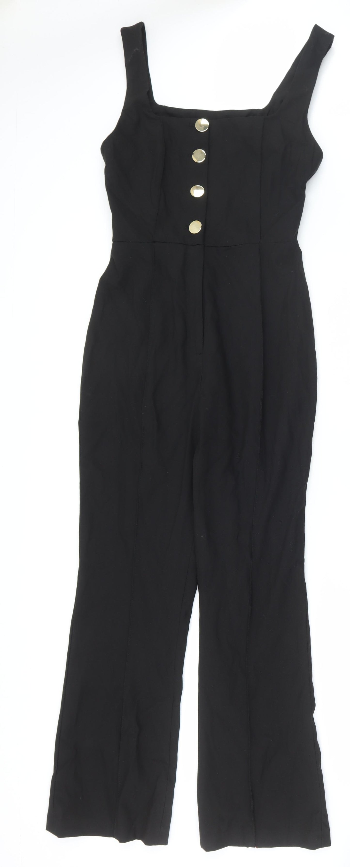 Zara Womens Blue Polyester Jumpsuit One-Piece Size S L27 in Zip