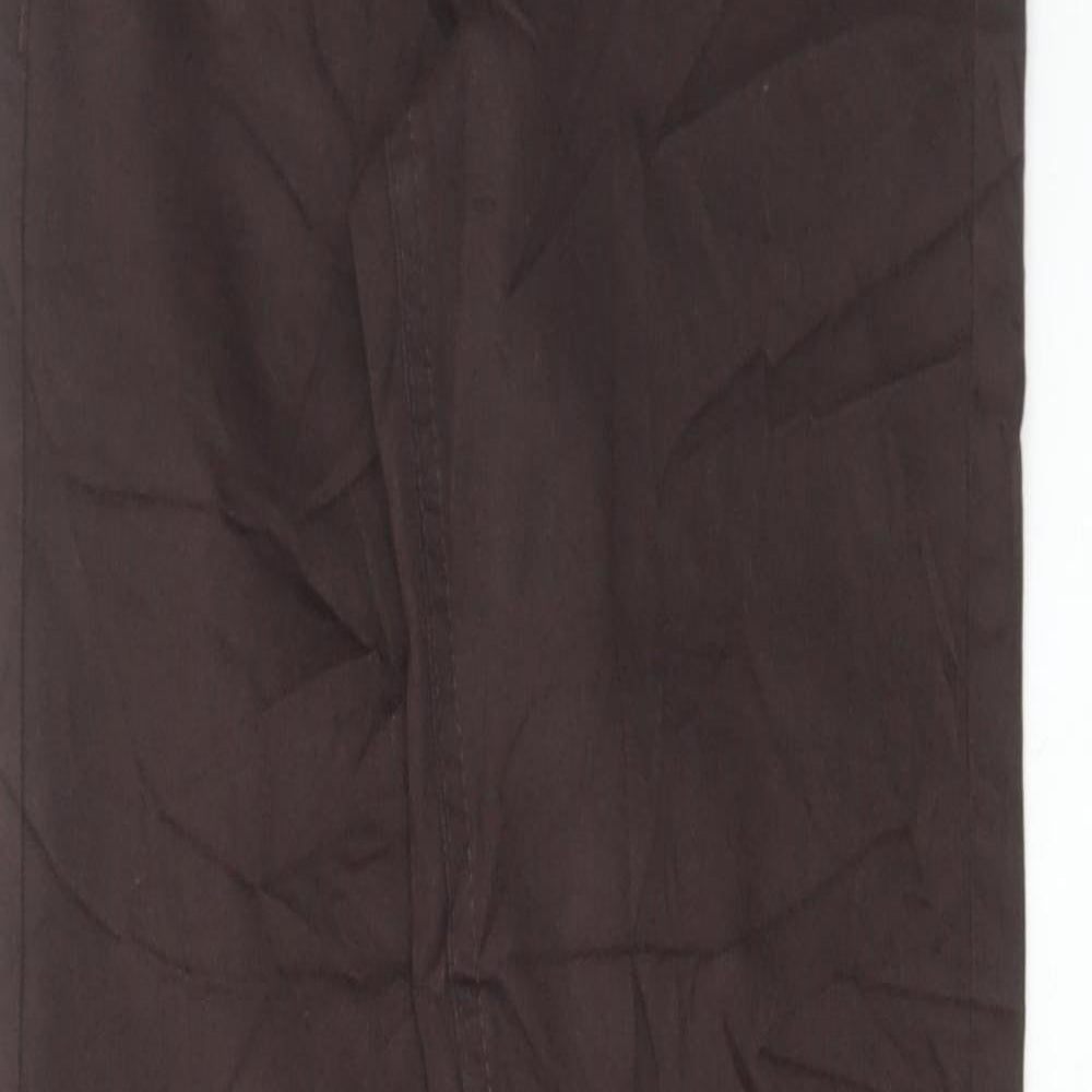 Marks and Spencer Womens Brown Cotton Jegging Jeans Size 6 L29 in Regular